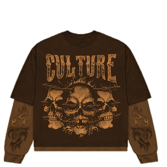 RODEO BONES TSHIRT [BROWN]